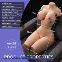 Load image into Gallery viewer, Brandi - 57.3LB Life Size Realistic Sex Doll Torso