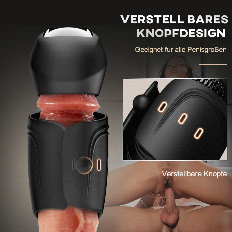 Automatisch verstellbare Schnalle 10 Vibrationsmodi Masturbationsbecher