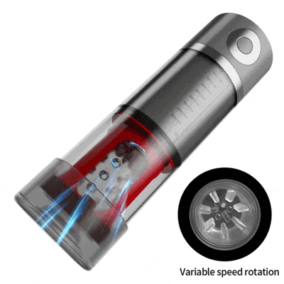 5 Rotierende + 5 Saugen 2-in-1 Masturbation Cup Penis Pumpe