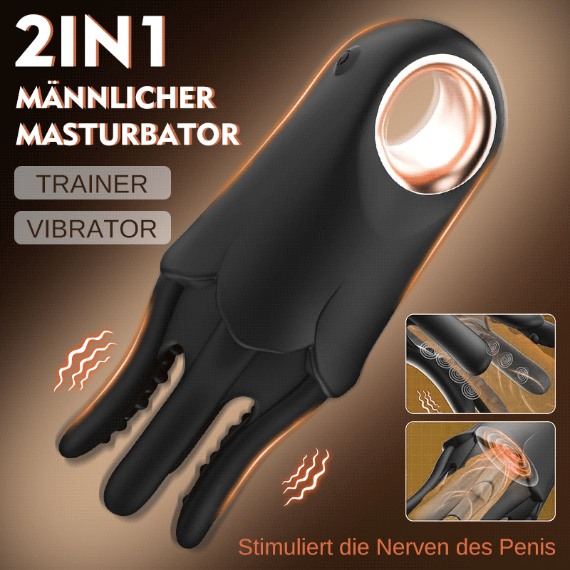 EnduroOcto – Penis vibrator mit 7 Vibrationsmodi, Masturbator und Trainingsgerät für Männer Penistrainer