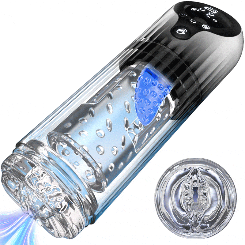 Vortex Male Stroker - 4 starke Saugstufen, Ein-Knopf-Boost, leicht zu reinigen, inkl. Gleitgel