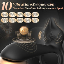 Load image into Gallery viewer, 3 IN 1 VIBRATOR PENISRINGE 10 VIBRATIONSMODI DUAL