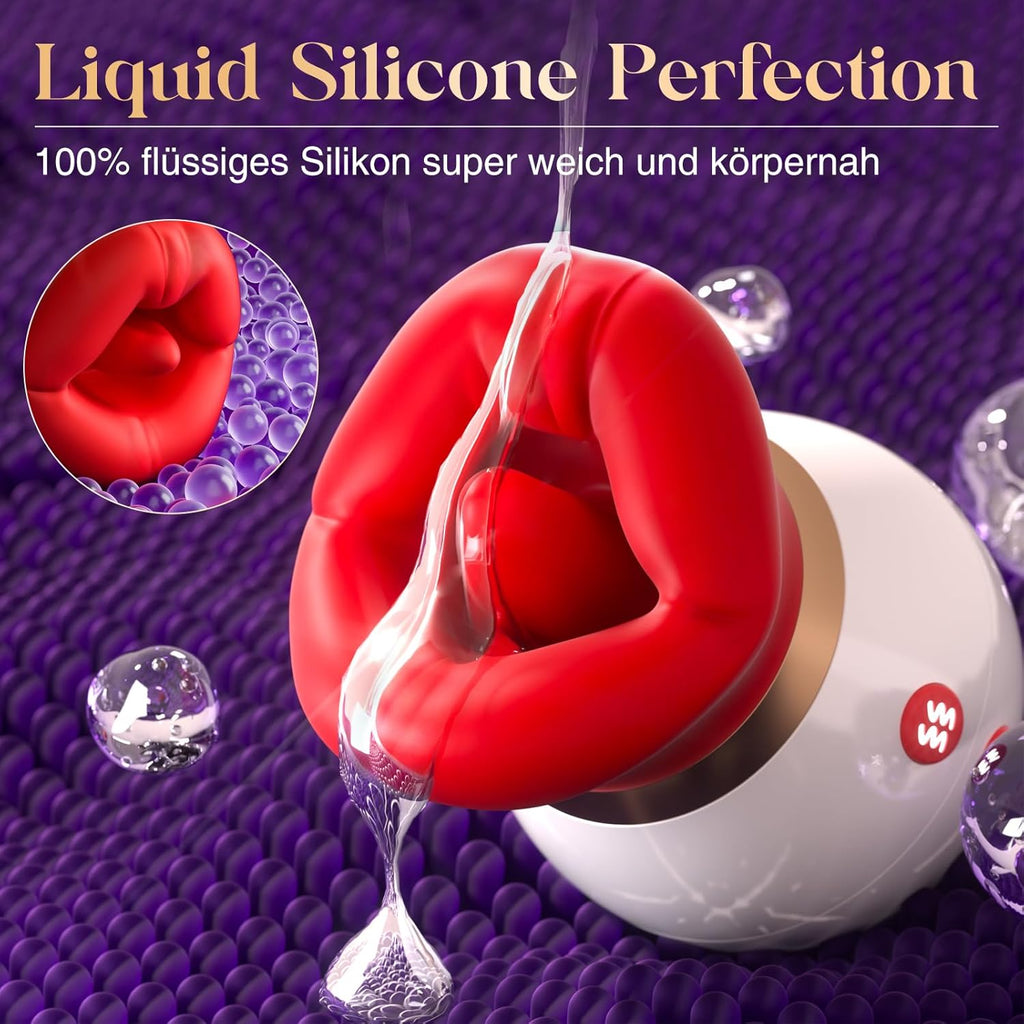 Sauger Vibration für Frauen 360°Rotierende Vibrator Sex Spielzeug für die Frau mit 3 Saugmodi 10 Zungenlecken Sexspielzeug für Klitoris Stimulator Erotik Sex Toys, Sex Spielzeug für die Paare mit APP