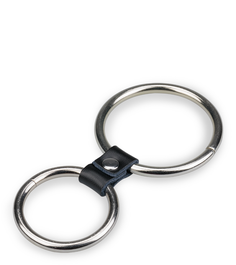 Doppel-Cockring aus Metall